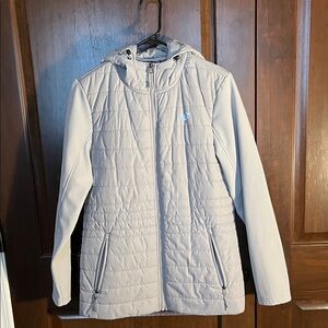 New Balance Light Gray Puffer Coat